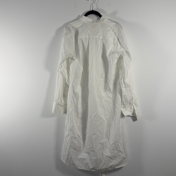 NWOT Unsubscribed White Mini Shirt Dress - Picture 5 of 7